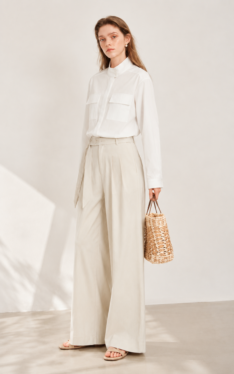 Thea Stehkragenbluse