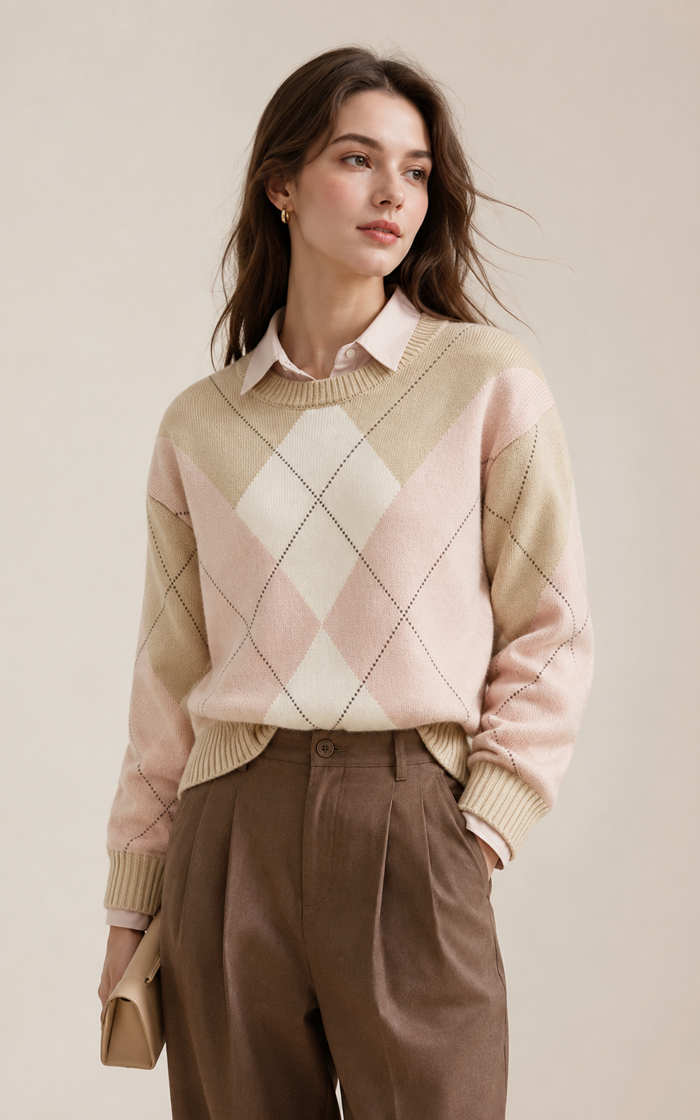 Beaumont Argyle-Pullover
