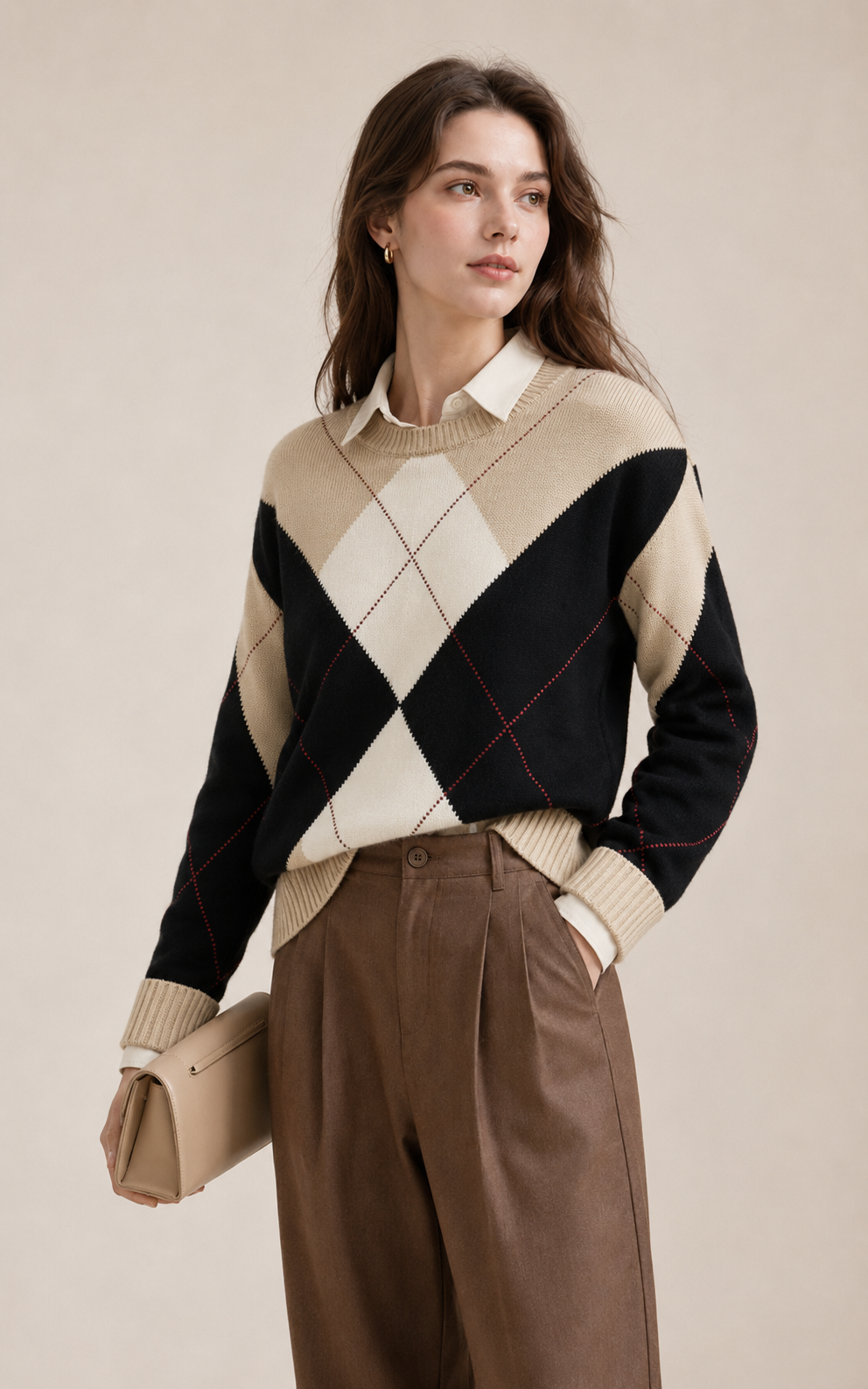 Beaumont Argyle-Pullover