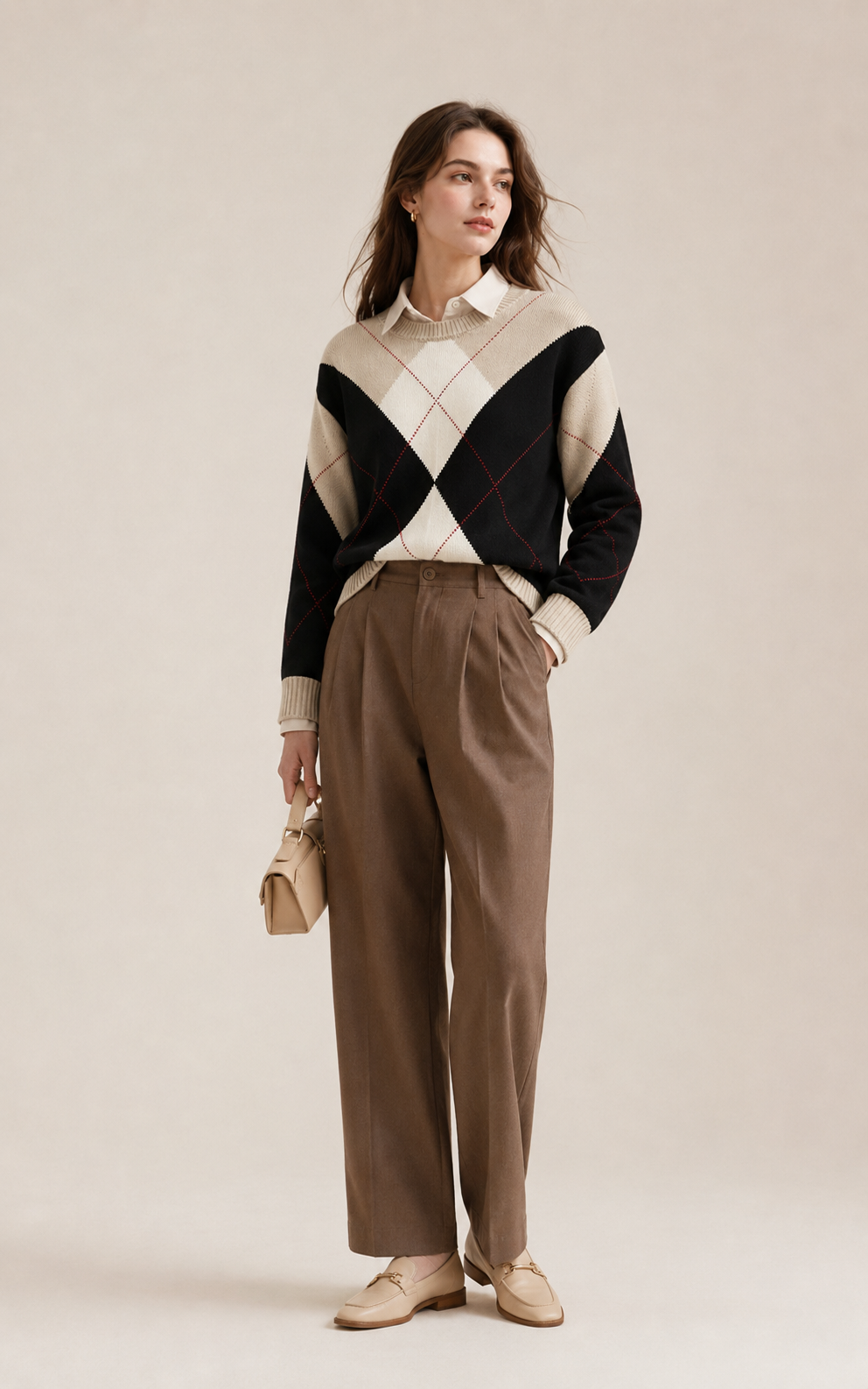 Beaumont Argyle-Pullover
