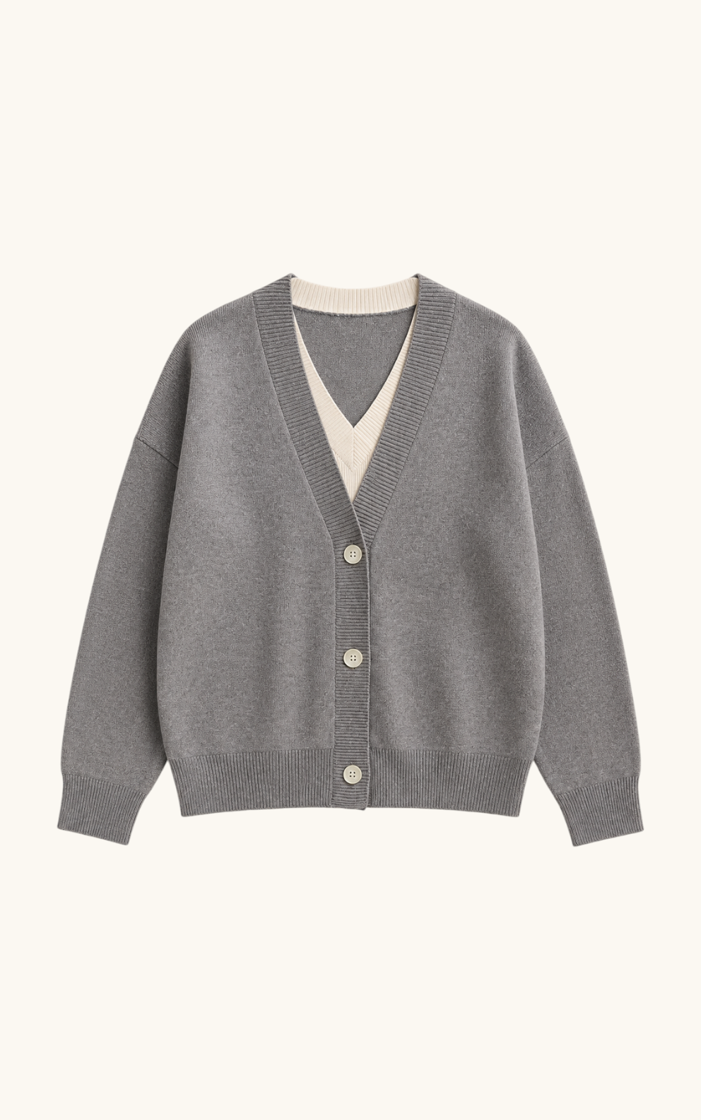 Élise V-Neck-Cardigan