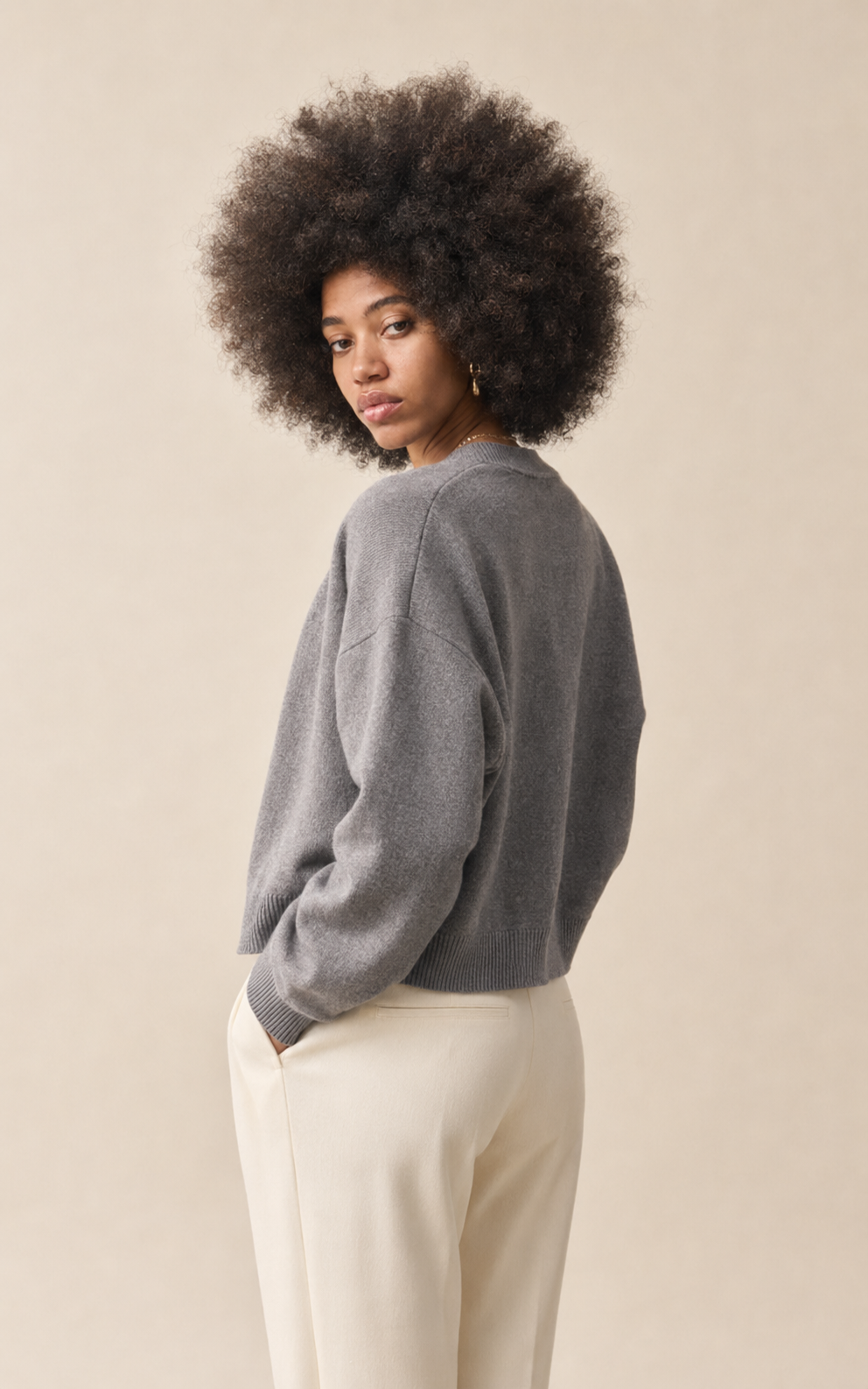 Élise V-Neck-Cardigan