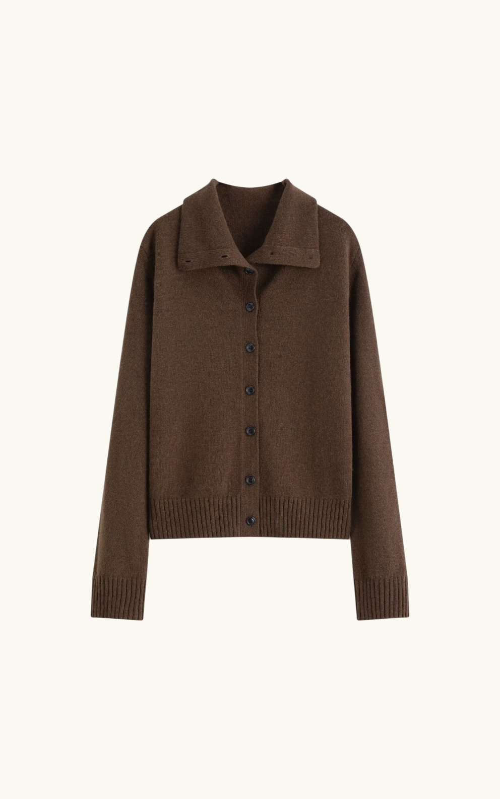 Schafwolle Convertible Cardigan