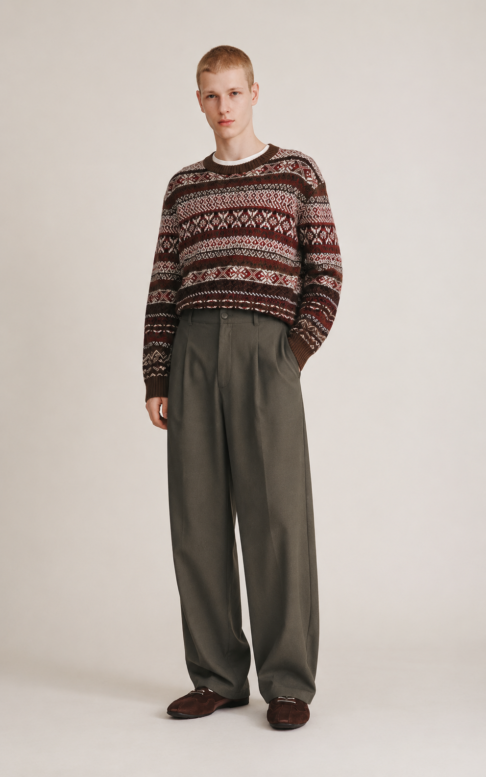 Belmont Bundfaltenhose