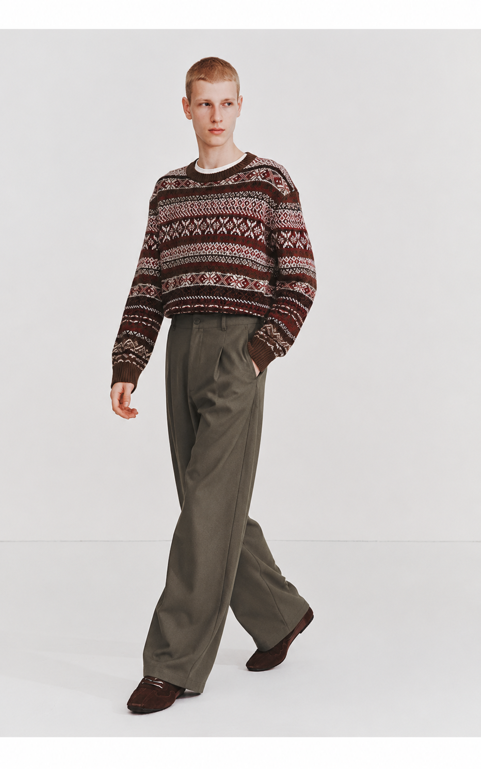 Belmont Bundfaltenhose
