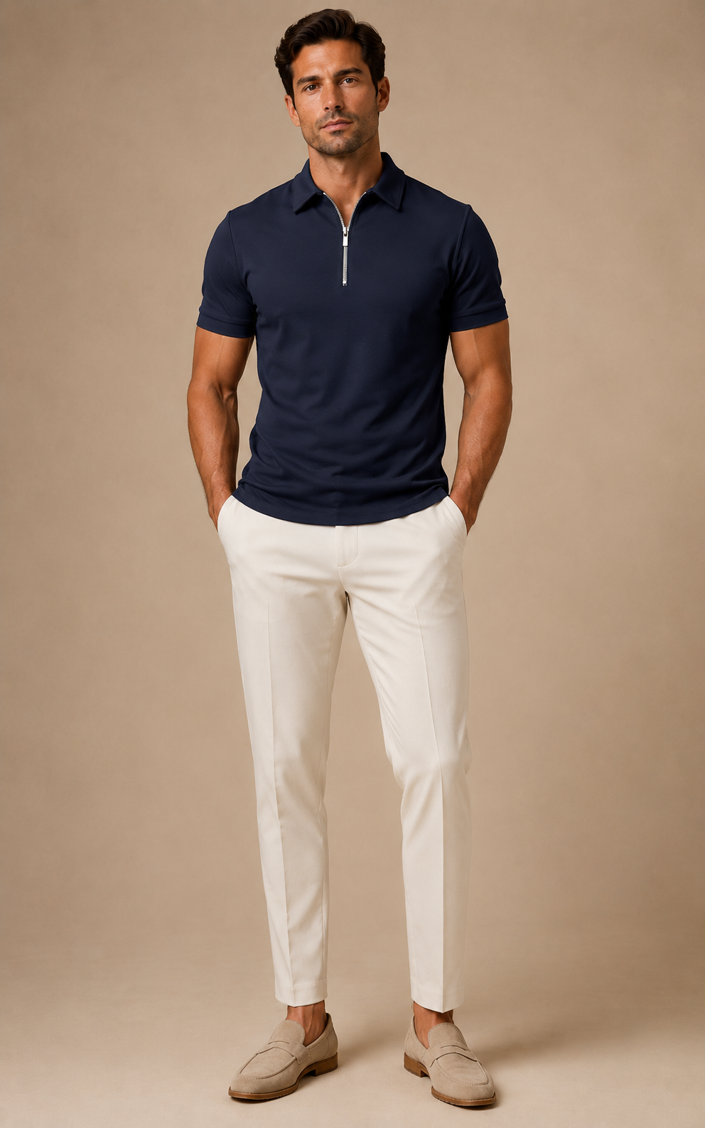 Milano Zip Polo