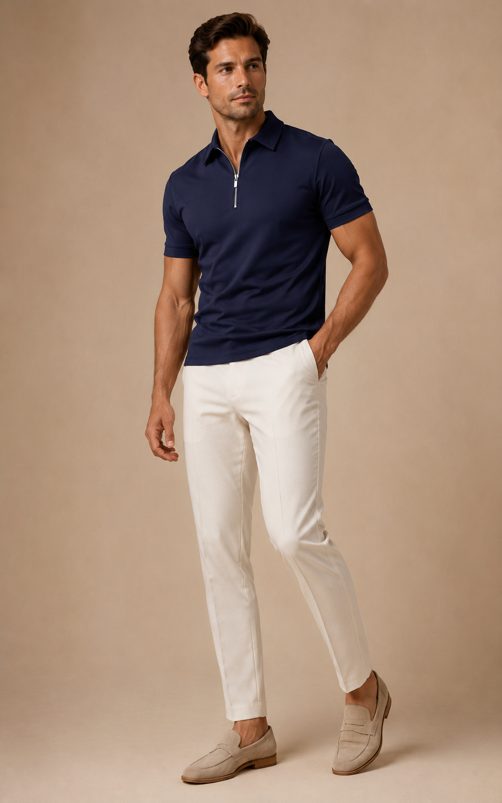 Milano Zip Polo
