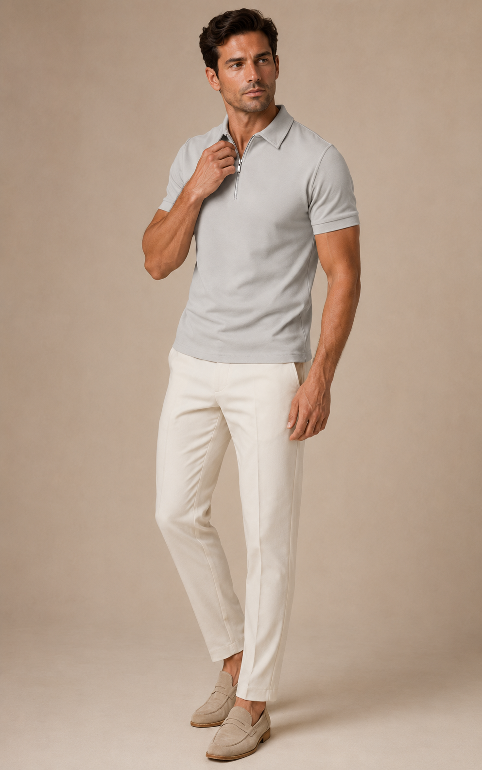 Milano Zip Polo