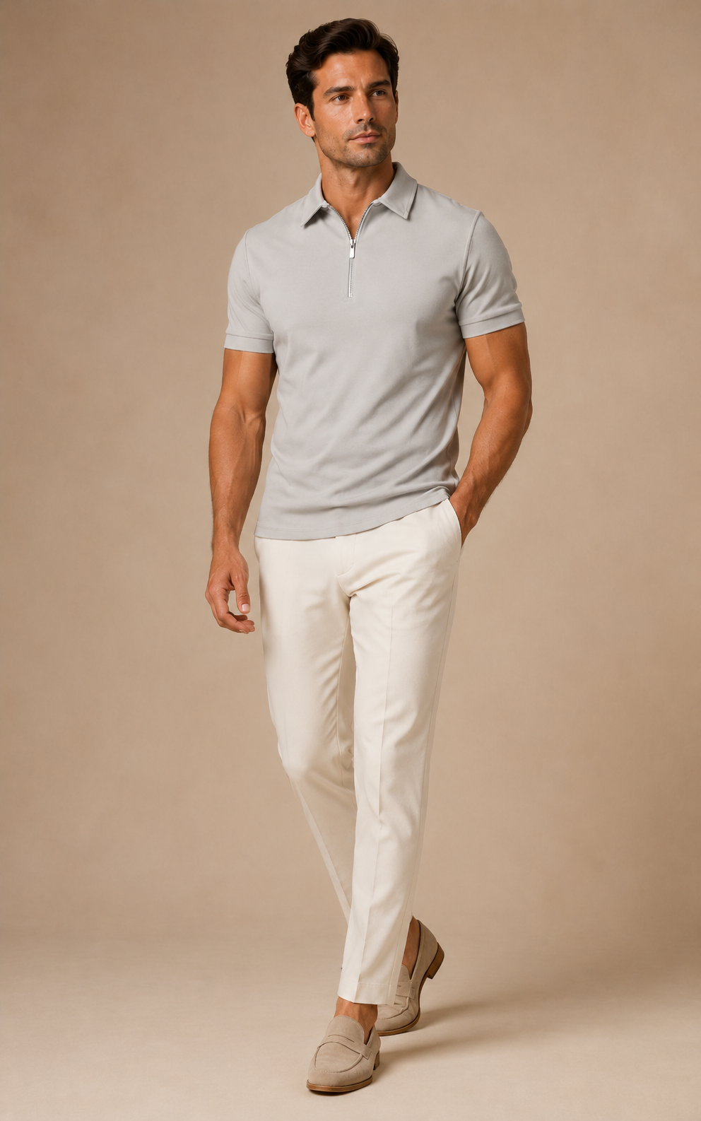 Milano Zip Polo