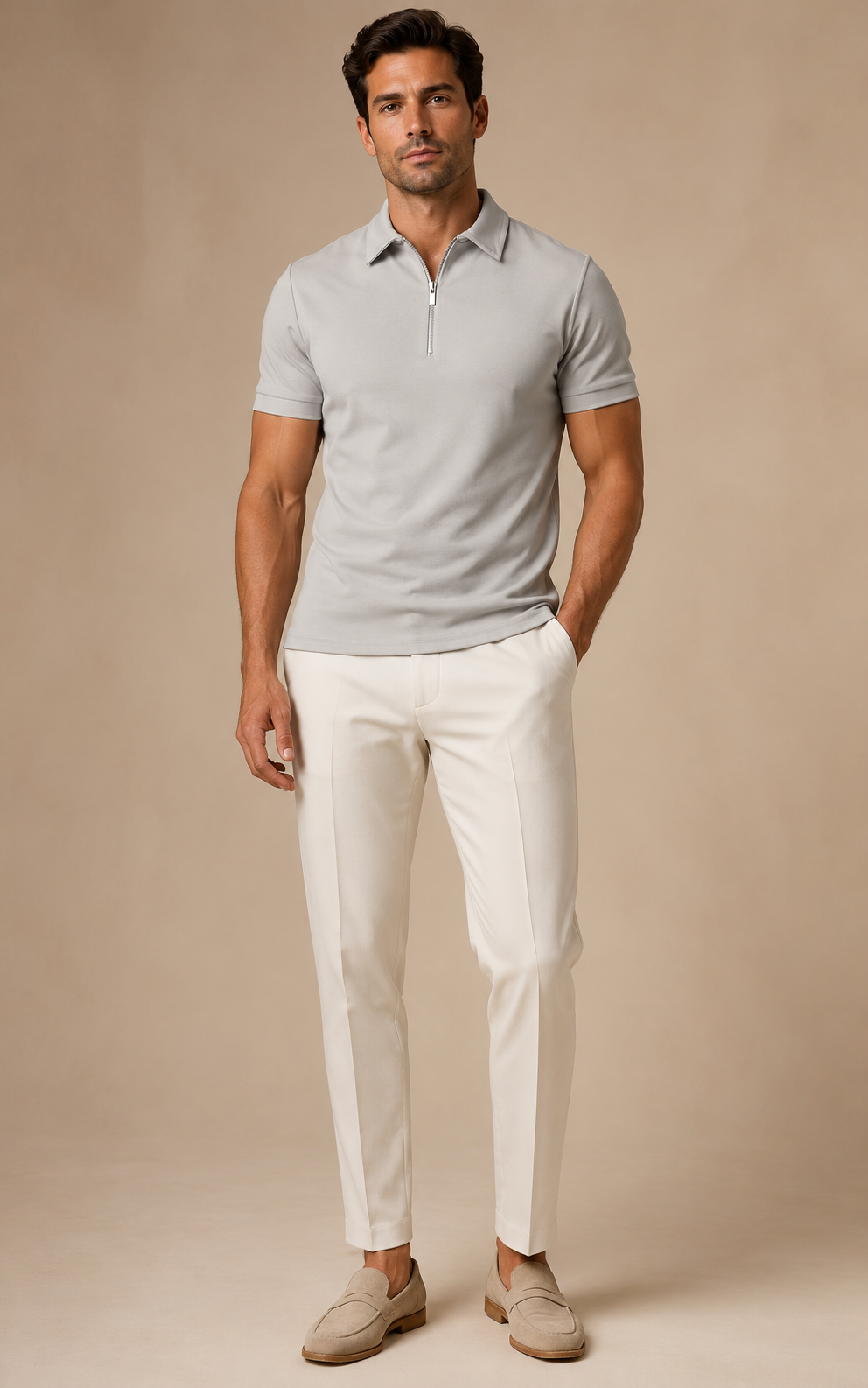 Milano Zip Polo