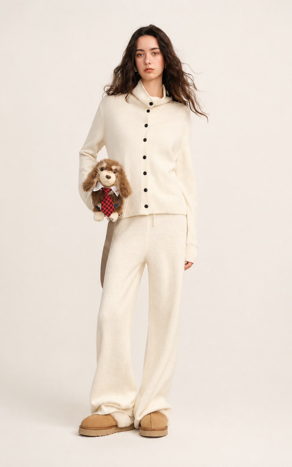 Schafwolle Convertible Cardigan