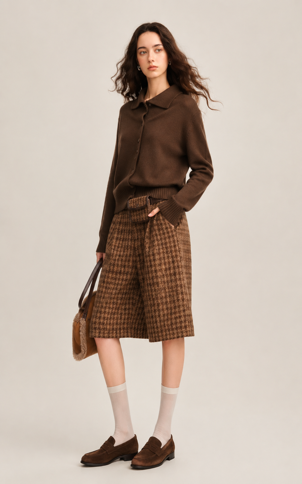 Schafwolle Convertible Cardigan