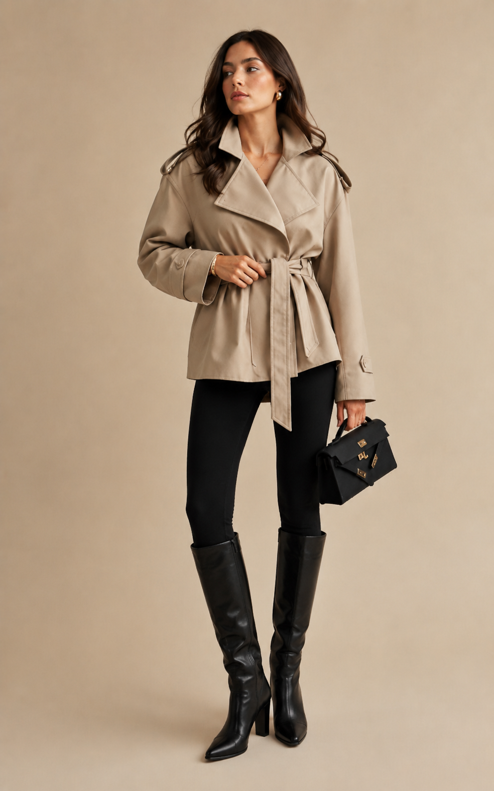 Avenue Trenchcoat mit Gürtel
